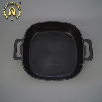 Cast Iron Square Casserole with lid