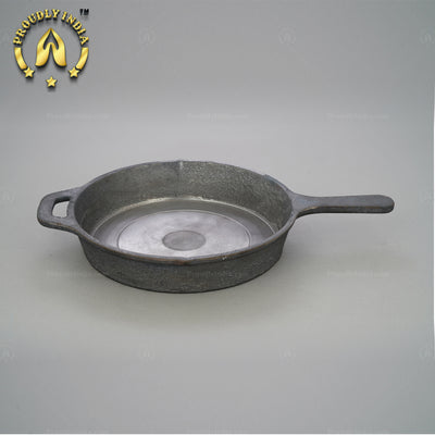 Iron Skillet Pan With Single Handle