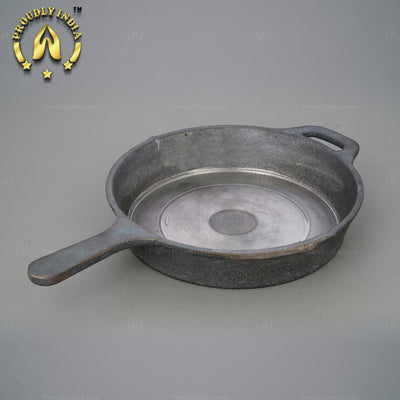 Iron Skillet Pan With Single Handle