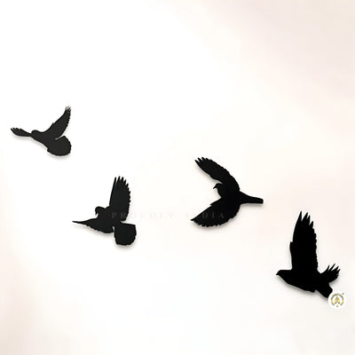 Wings of Quiet Revolt Iron Metal Wall Art