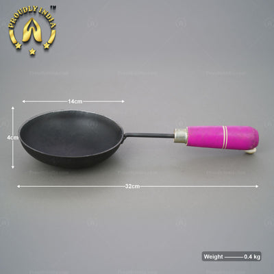Set of 3 Pure Iron Tadka Pans