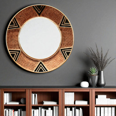 Tribal Ember Harmony Wall Mirror