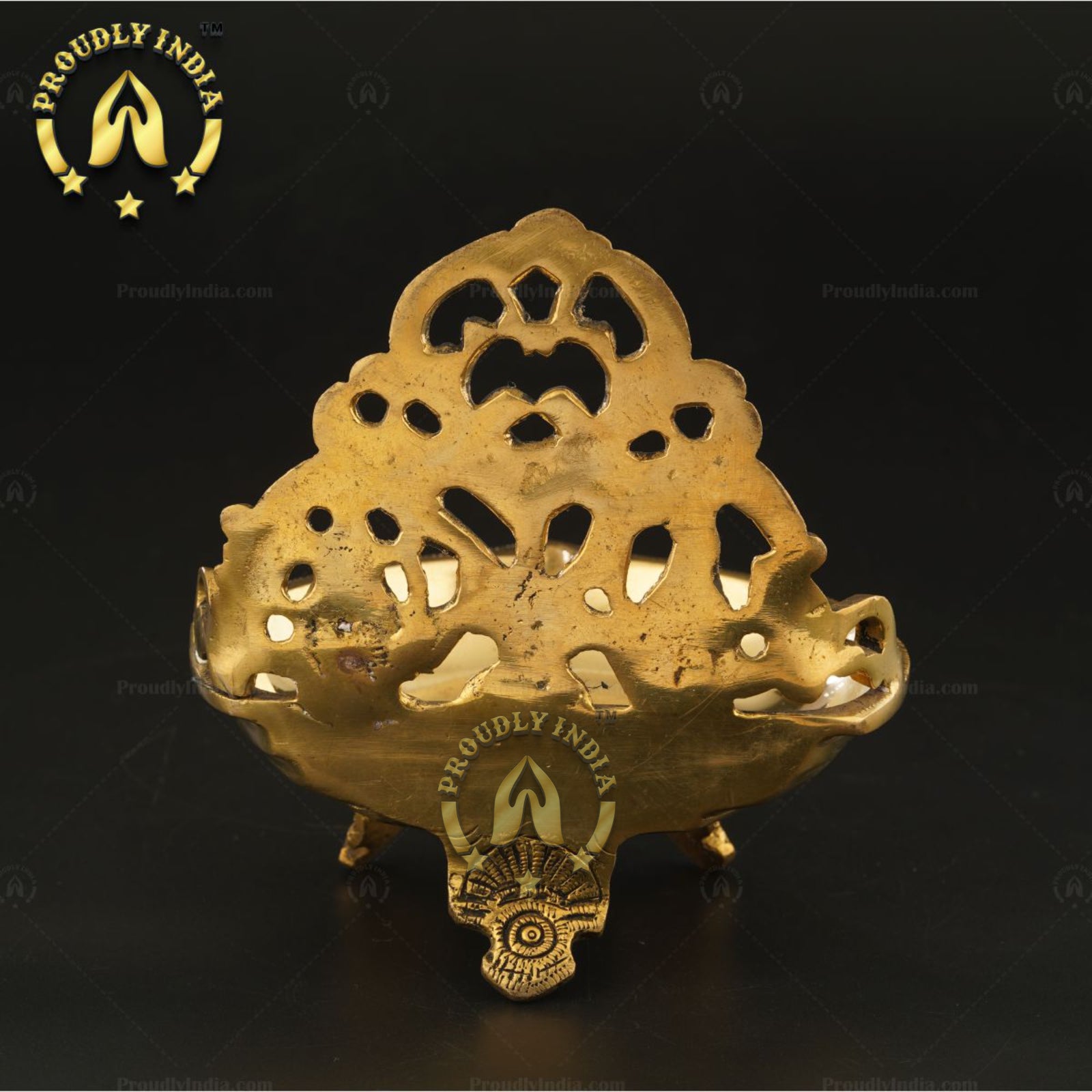 Brass Designer Lakshmi Ganesh Pooja Deepam