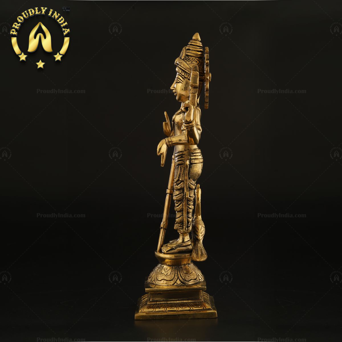 12" Standing Lord Murugan Statue
