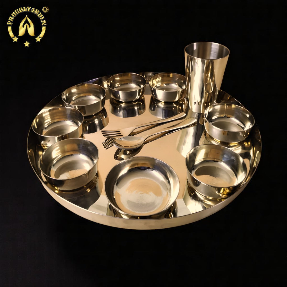 16 Inch Bronze Maharaja Thali