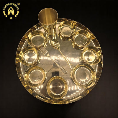 16 Inch Bronze Maharaja Thali
