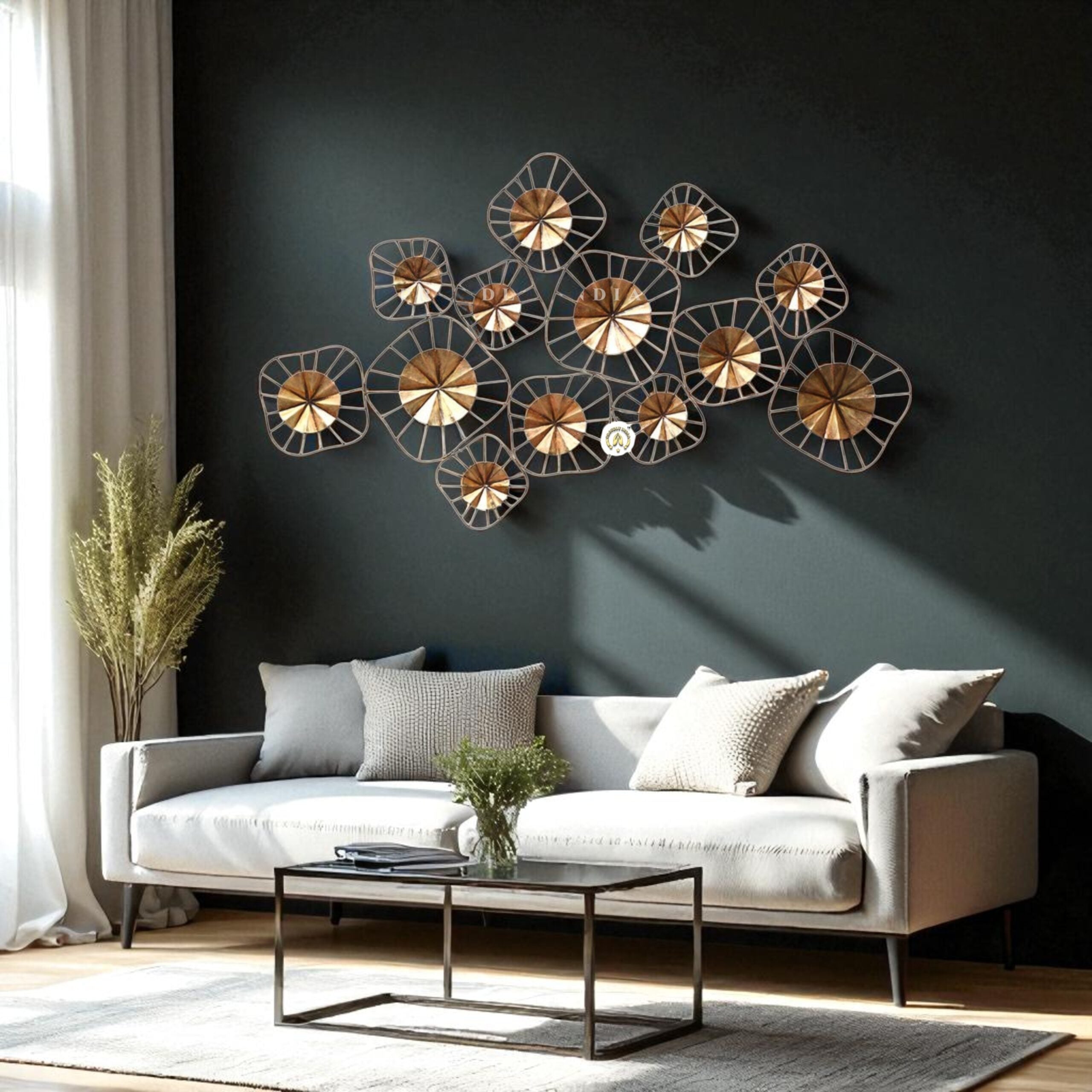 Echoes of Earthlight Iron Wall Art