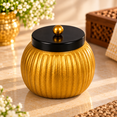 5" Gold Pichwai Jar ( Set of 20 )