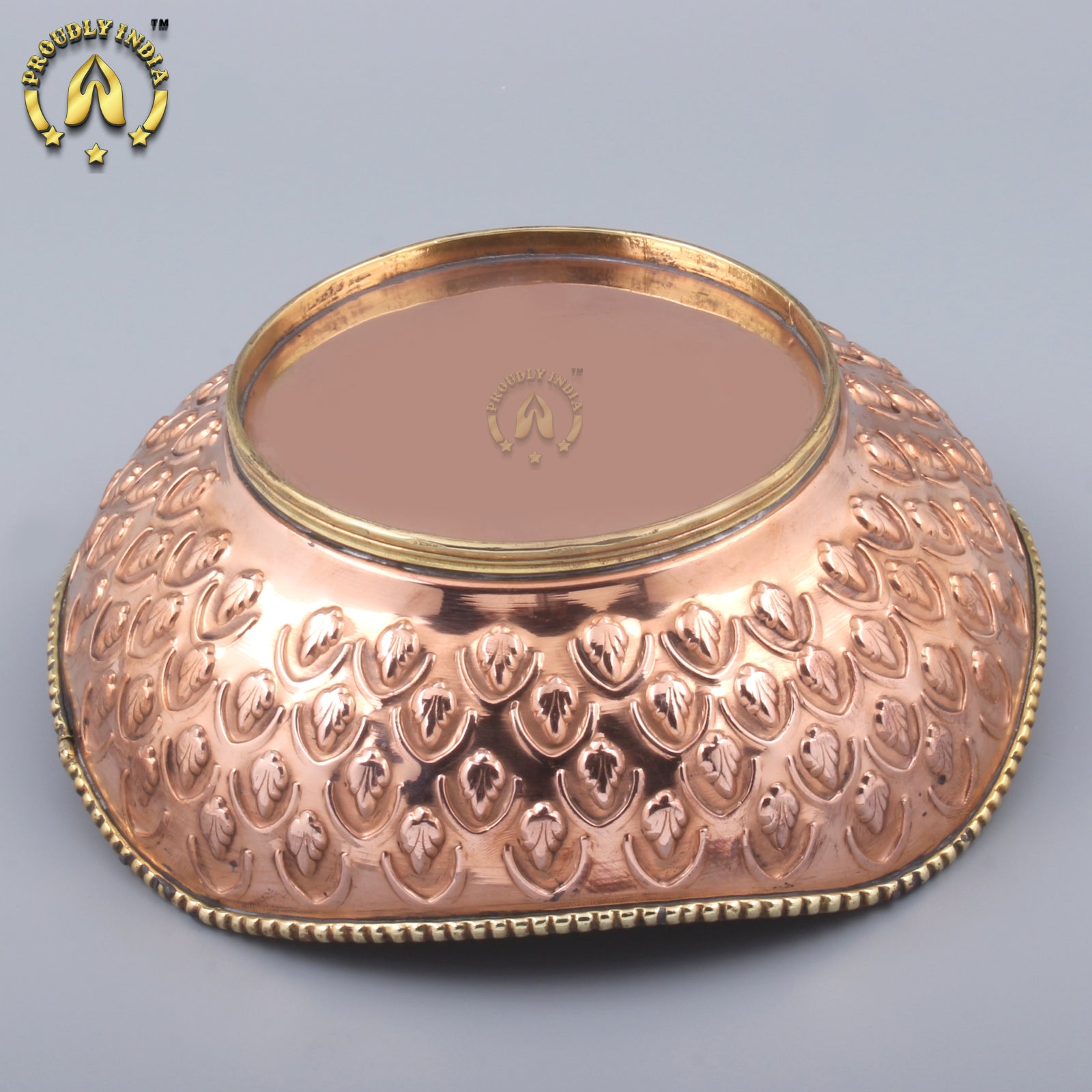 Copper Decorative Fruit Basket Bowl