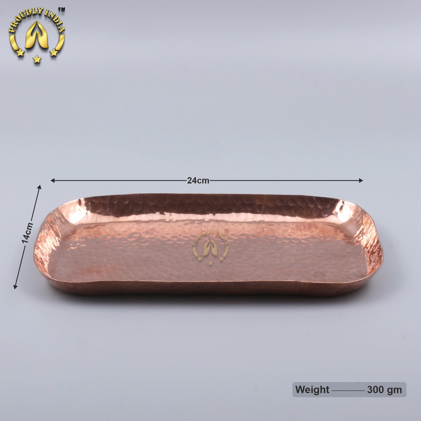 Copper Rectangular Tray For Tumbler