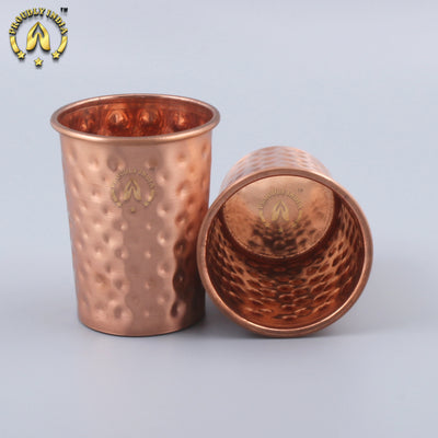 Copper Water Bottle 1100 ml With 2 Copper Glasses