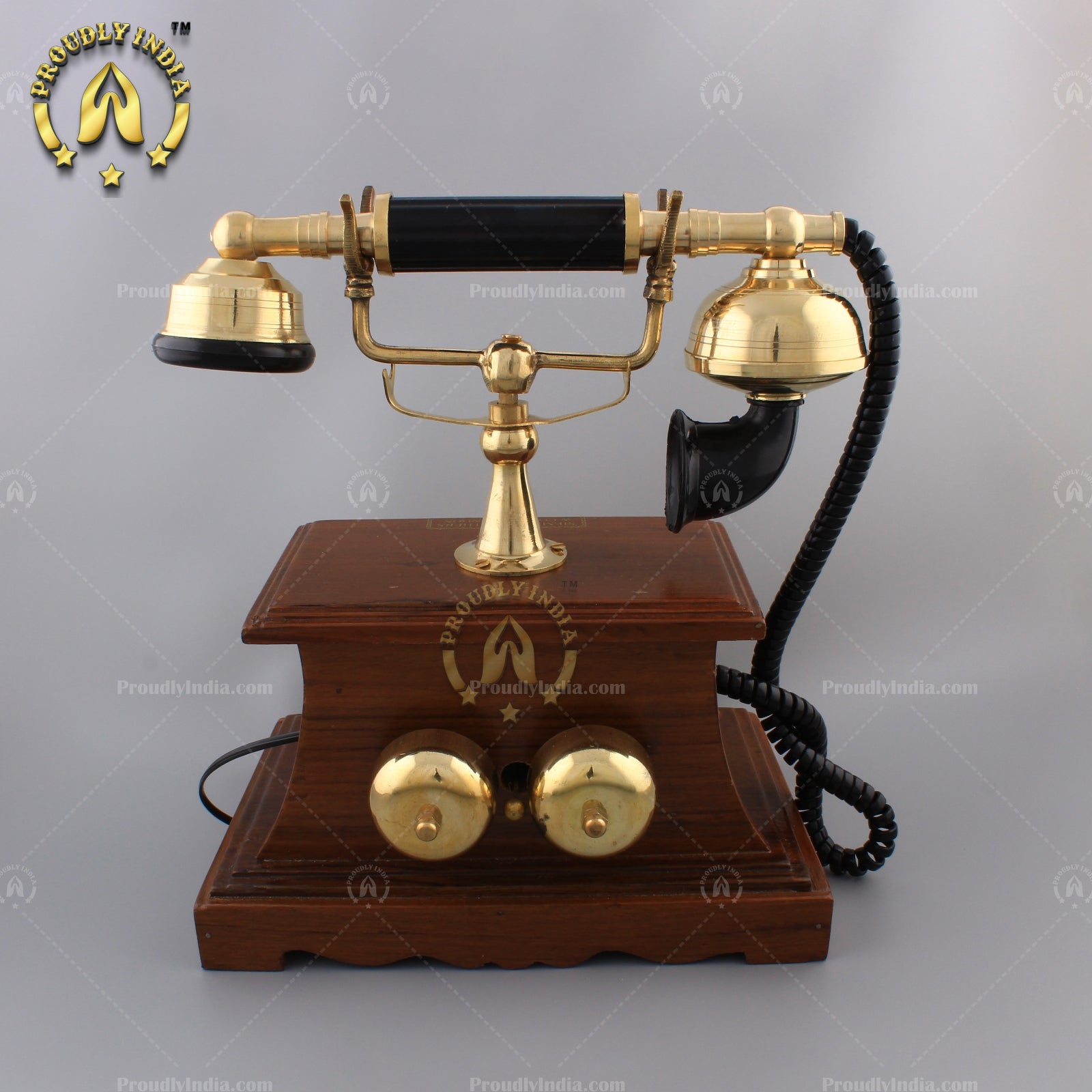 Wooden Shack Maharaja Retro Telephone