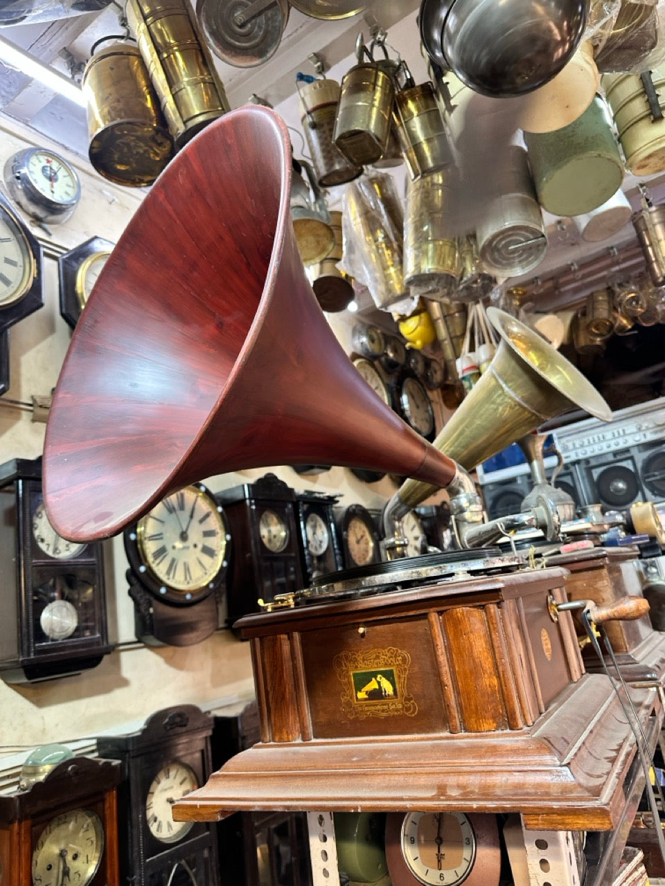 Original American Victor IV Phonograph ( Circa 1905 - 1915 )