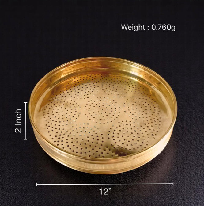 Brass Jalladai Plate