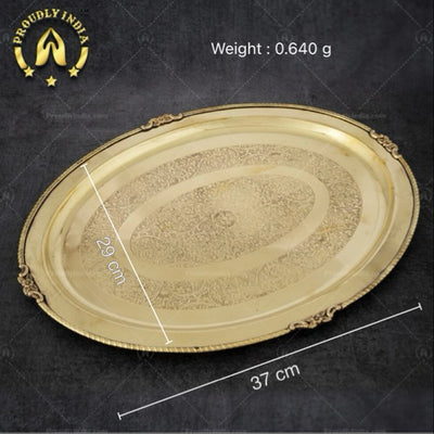 Brass Oval Tray