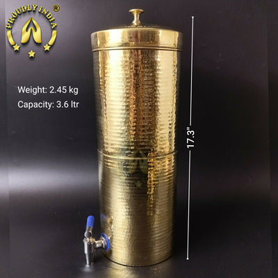 Big Party Brass Coffee Filter with 20 Dabaras
