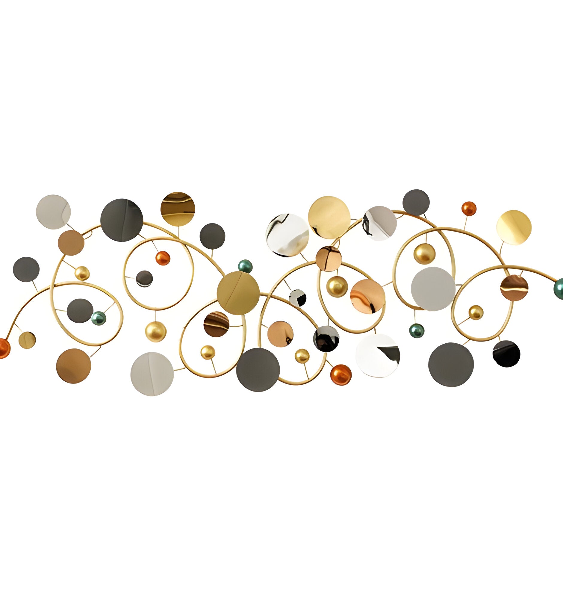 Celestial Orbit Symphony Metal Wall Mural