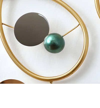 Celestial Orbit Symphony Metal Wall Mural