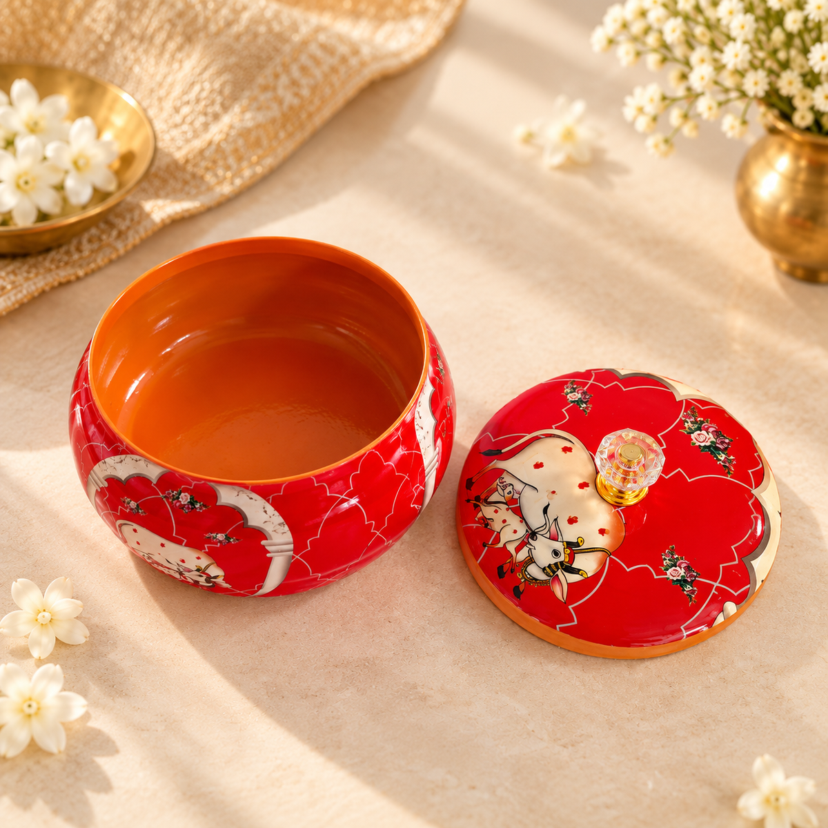4"  Pichwai Box ( Set of 20 )