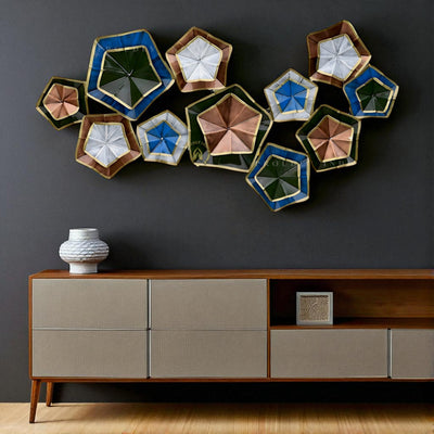 Pentara Mosaic Mirage Iron Wall Art