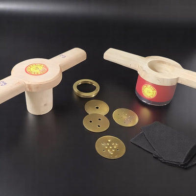 Wooden Idiyappam Press with Brass Jali