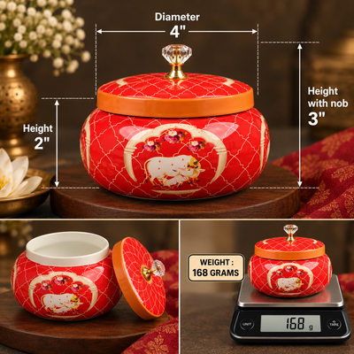 4"  Pichwai Box ( Set of 20 )
