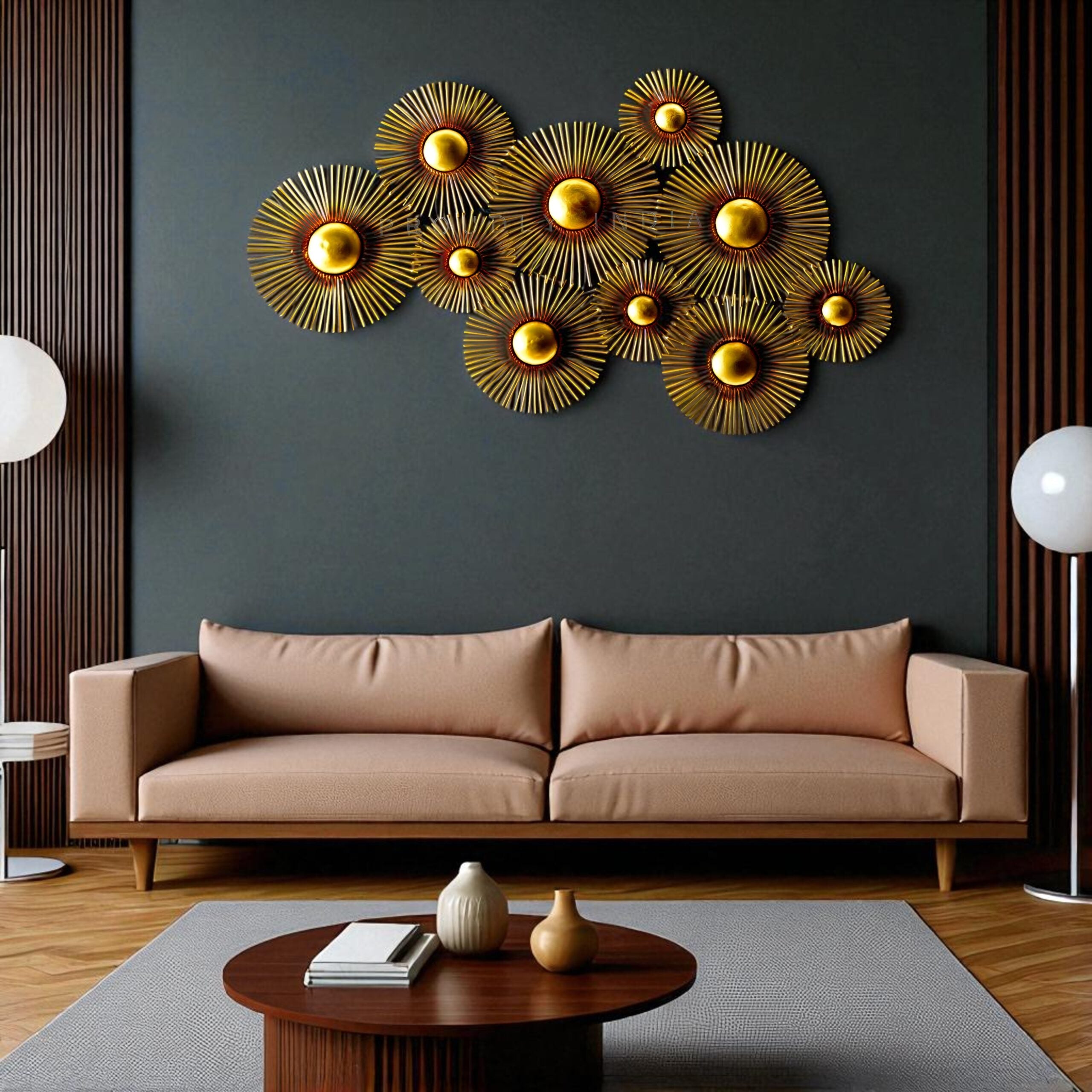 Solar Radiance Array Wall Mural