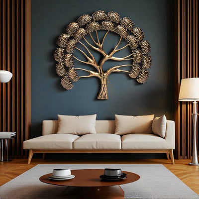 Tree of Golden Grace Wall Art Mural