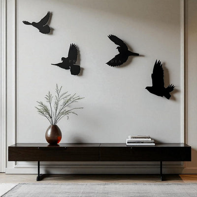 Wings of Quiet Revolt Iron Metal Wall Art