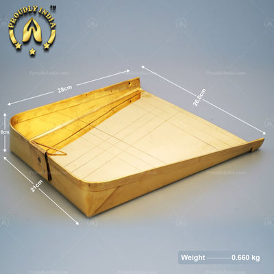 Traditional Brass Winnowing Plate