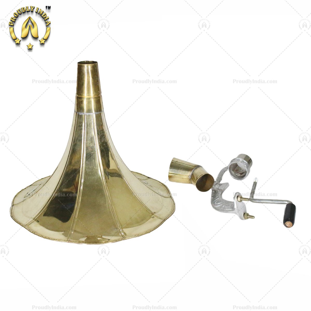 Gold Plain Brass Horn