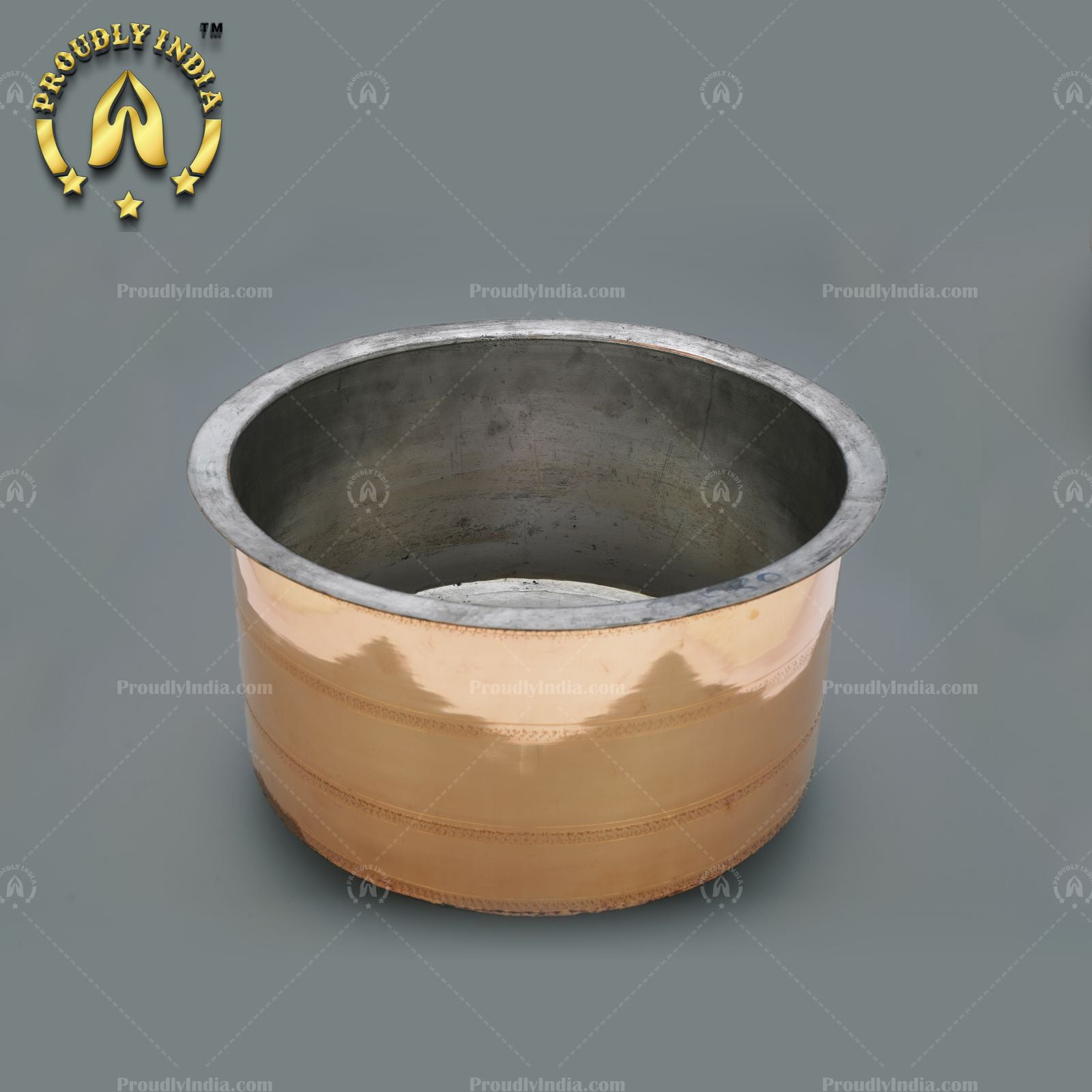 20 Liters Copper Handi with Tin coating