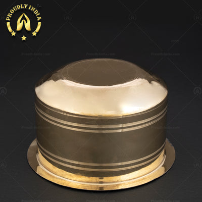 Set of 3 Brass Mysore Gravy Pot