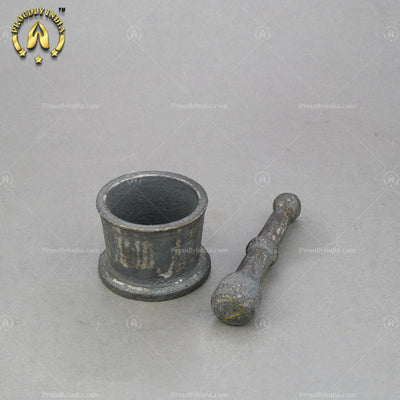 Small Iron Mortar and Pestle