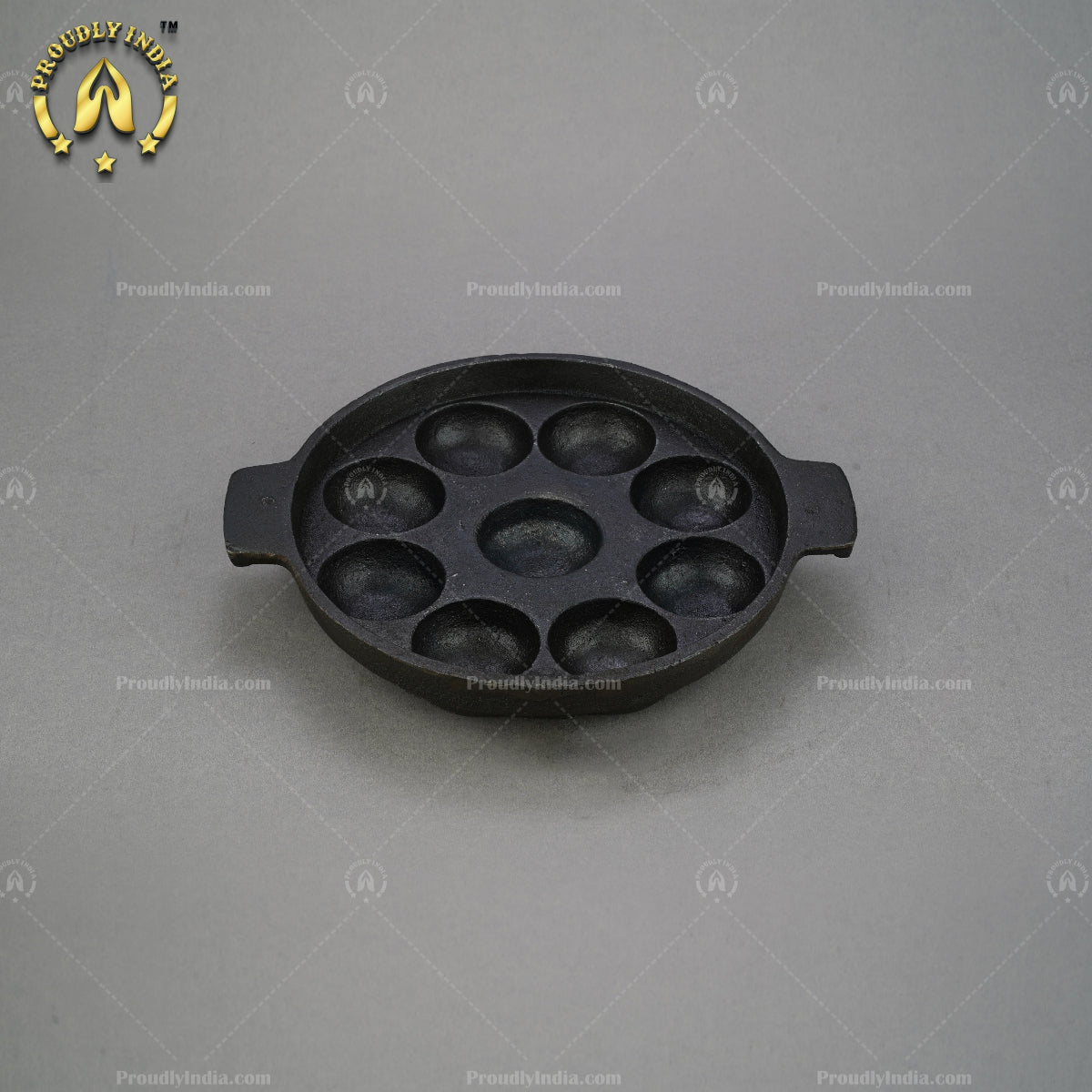 Iron Paniyaram Pan with 9 Pits