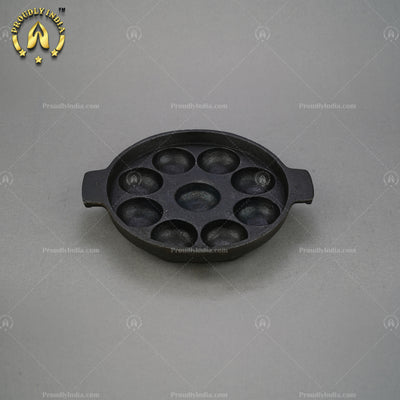 Iron Paniyaram Pan with 9 Pits