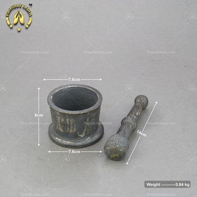 Small Iron Mortar and Pestle