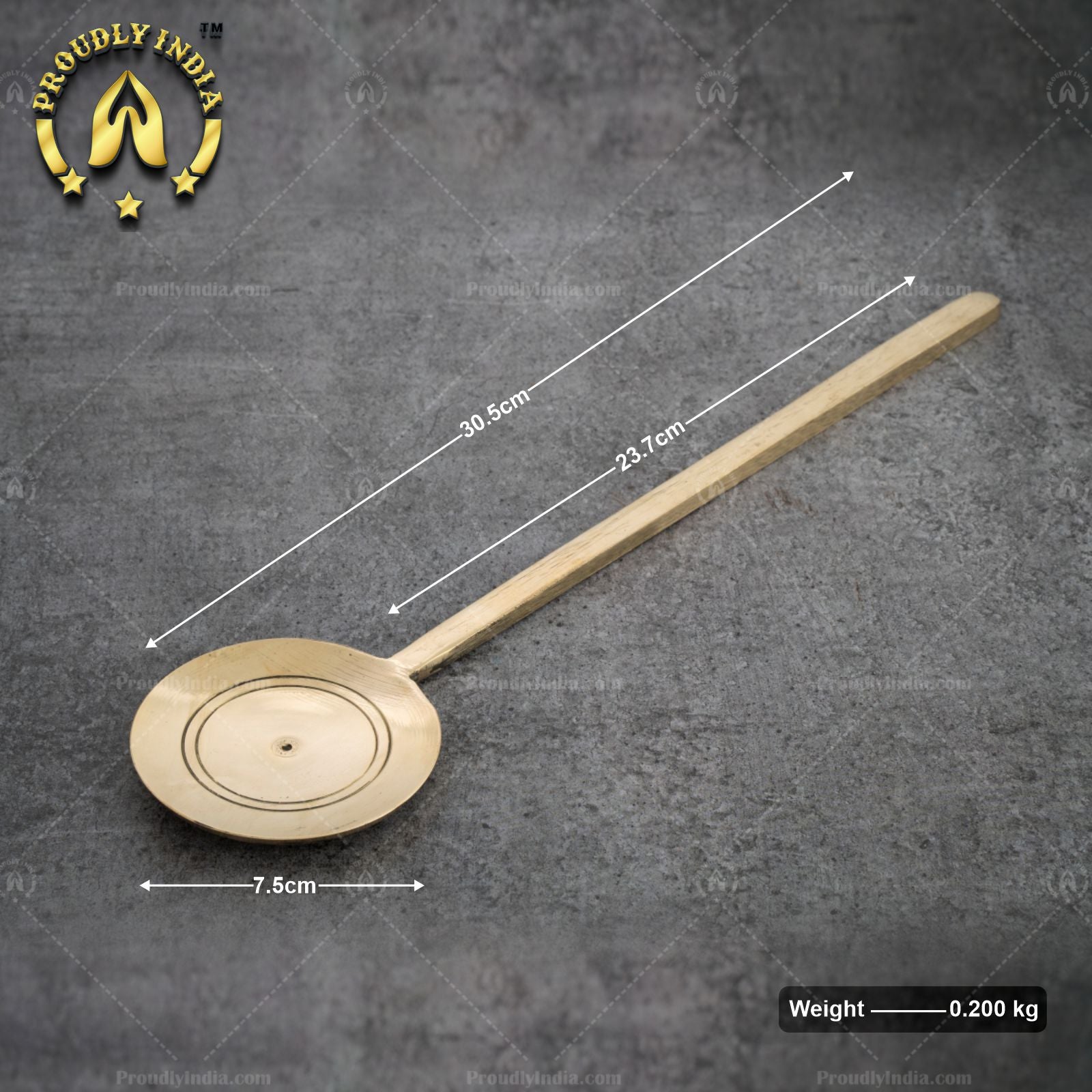 Set Of 3 Flat Ladle | Thatta Karandi