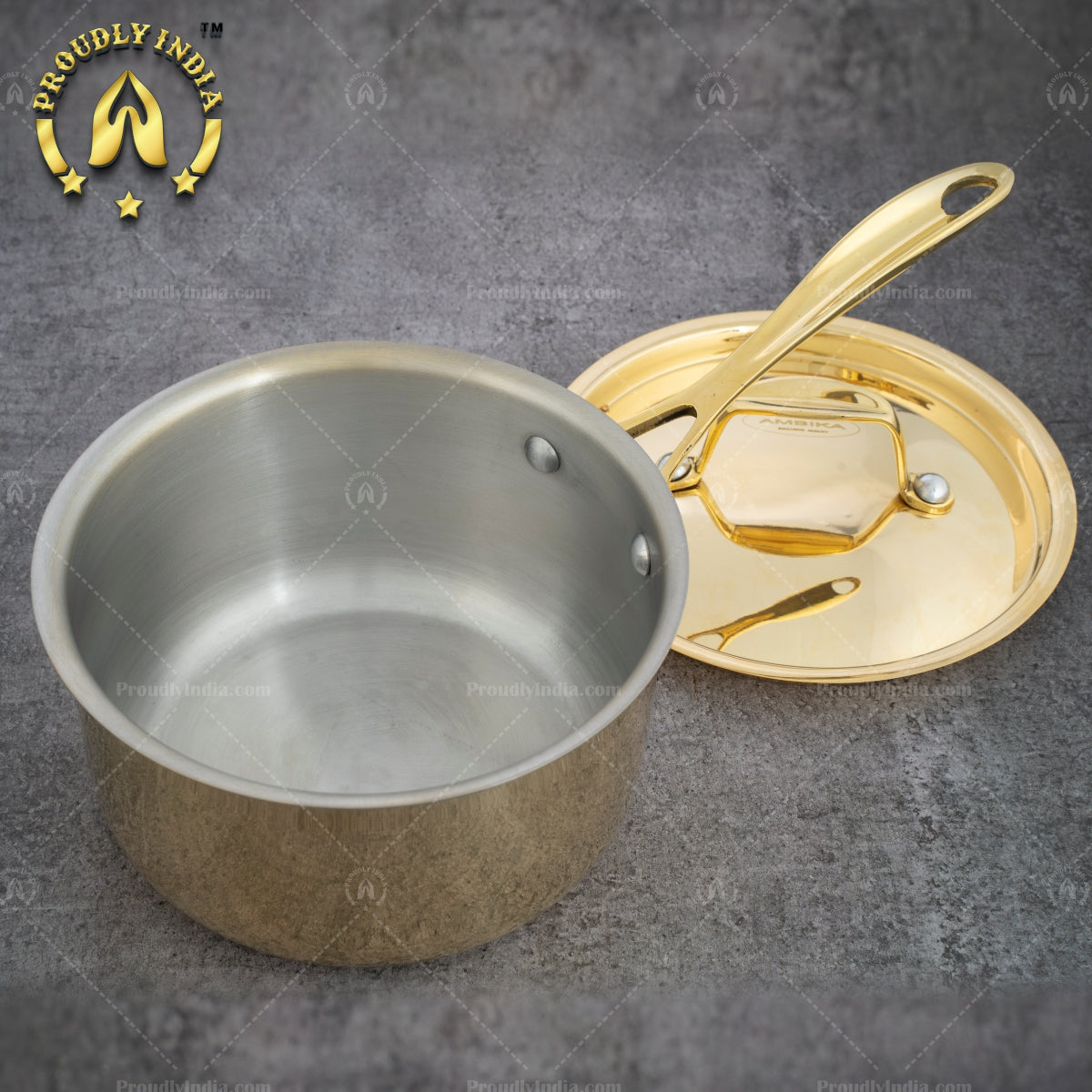 Brass Sauce Pan With Lid