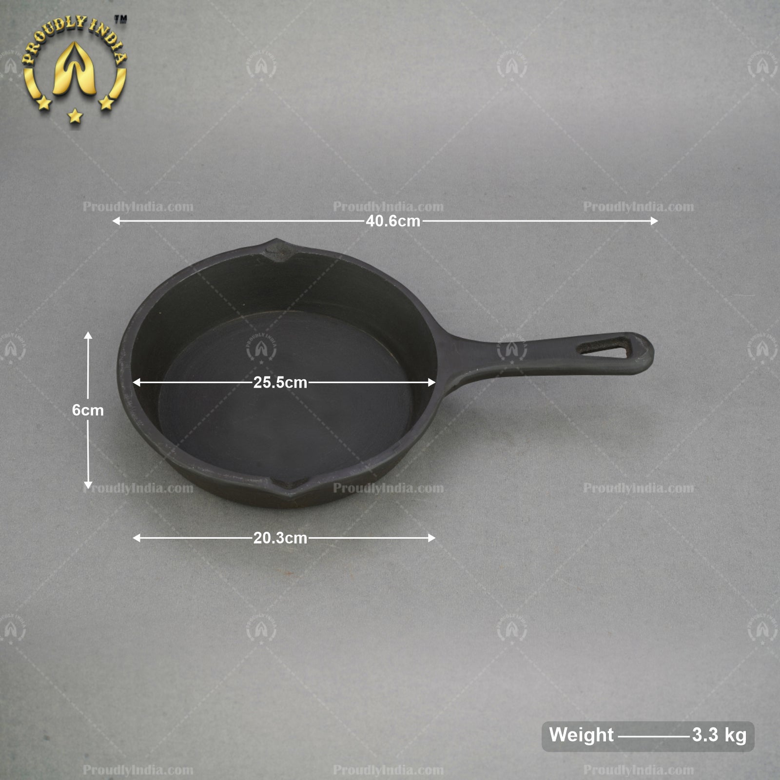 Heavy Duty Cast Iron Skillet Pan – 10 Inch