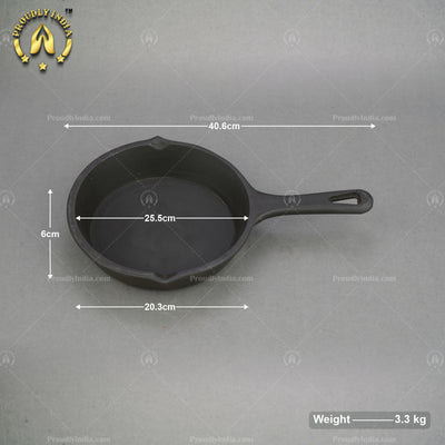 Heavy Duty Cast Iron Skillet Pan – 10 Inch