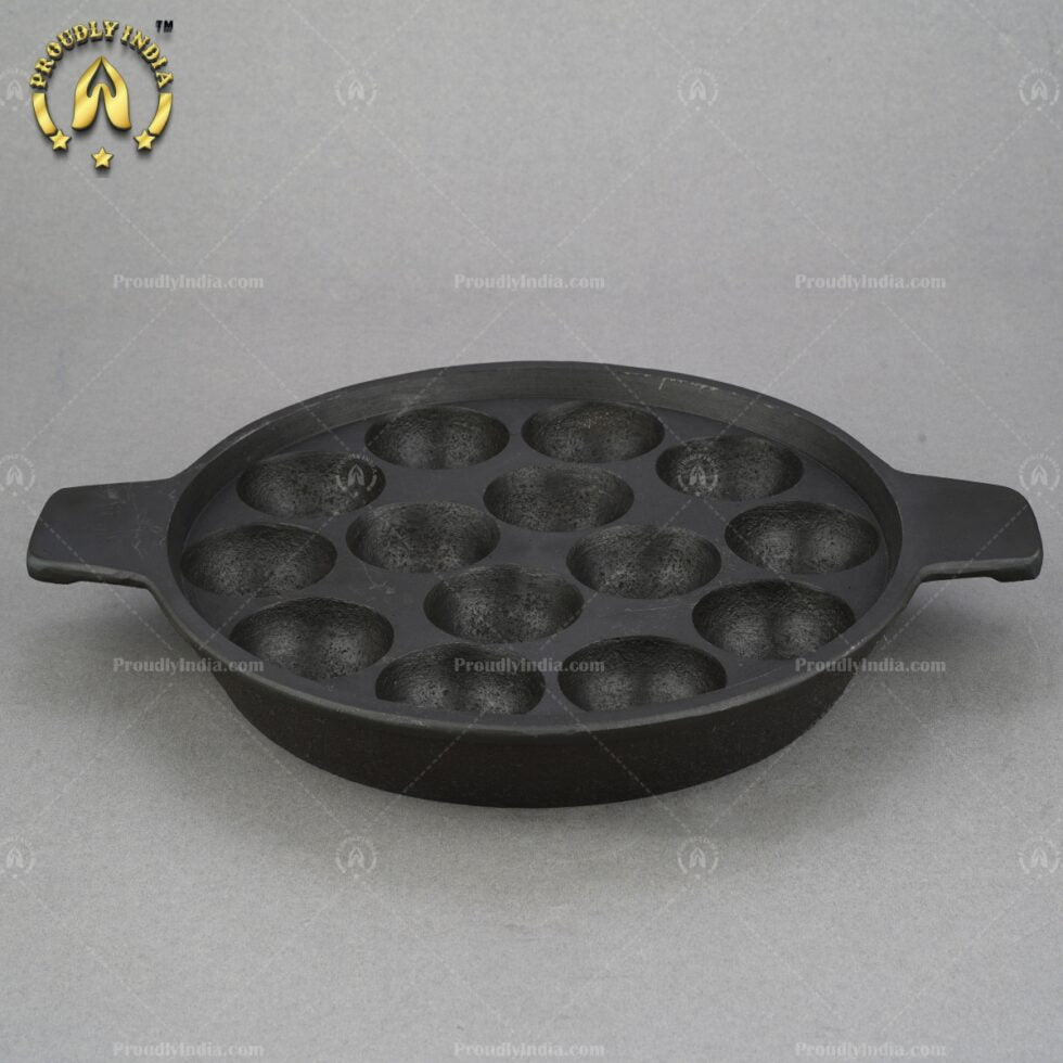 Premium 14 Pits Flat Paniyaram Pan