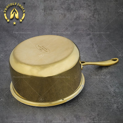 Brass Sauce Pan With Lid