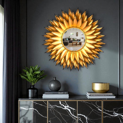 Solar Bloom Radiance Wall Mirror