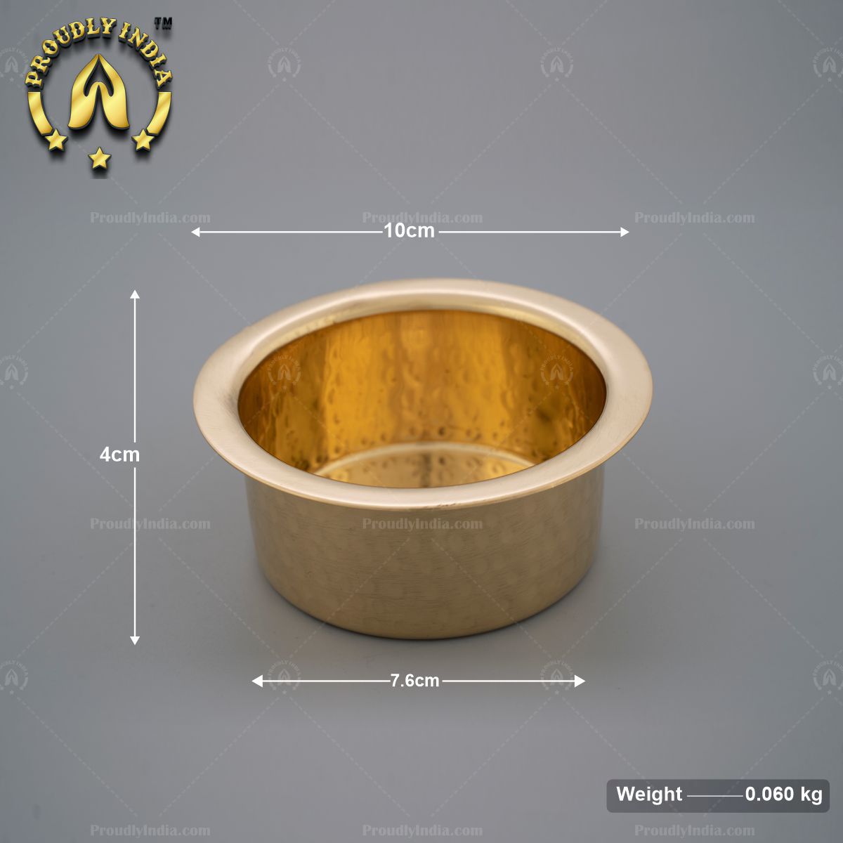 Handmade Brass Dabara Set