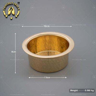 Handmade Brass Dabara Set