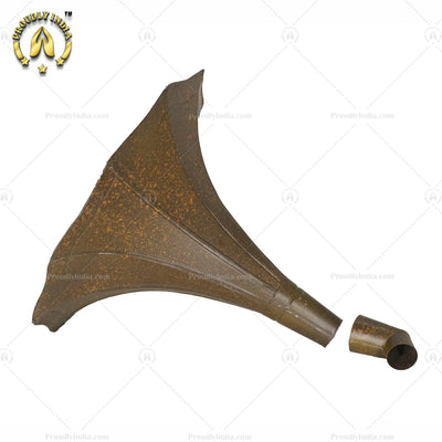 Wooden Finish Painted Gramophone Horn