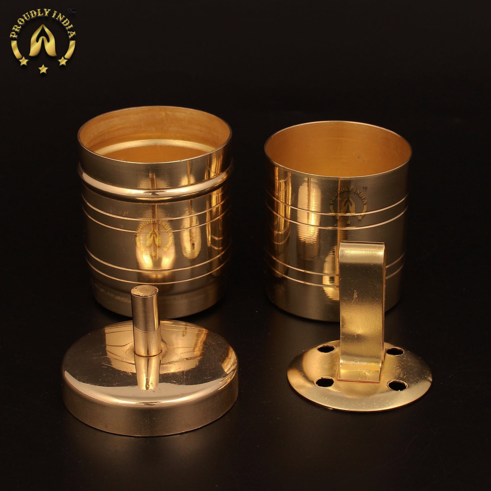 Pure Brass Coffee Filter With Set Of 6 Dabara