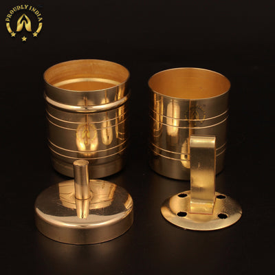 Pure Brass Coffee Filter With Set Of 6 Dabara