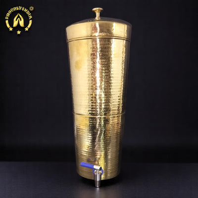 Big Party Brass Coffee Filter with 20 Dabaras
